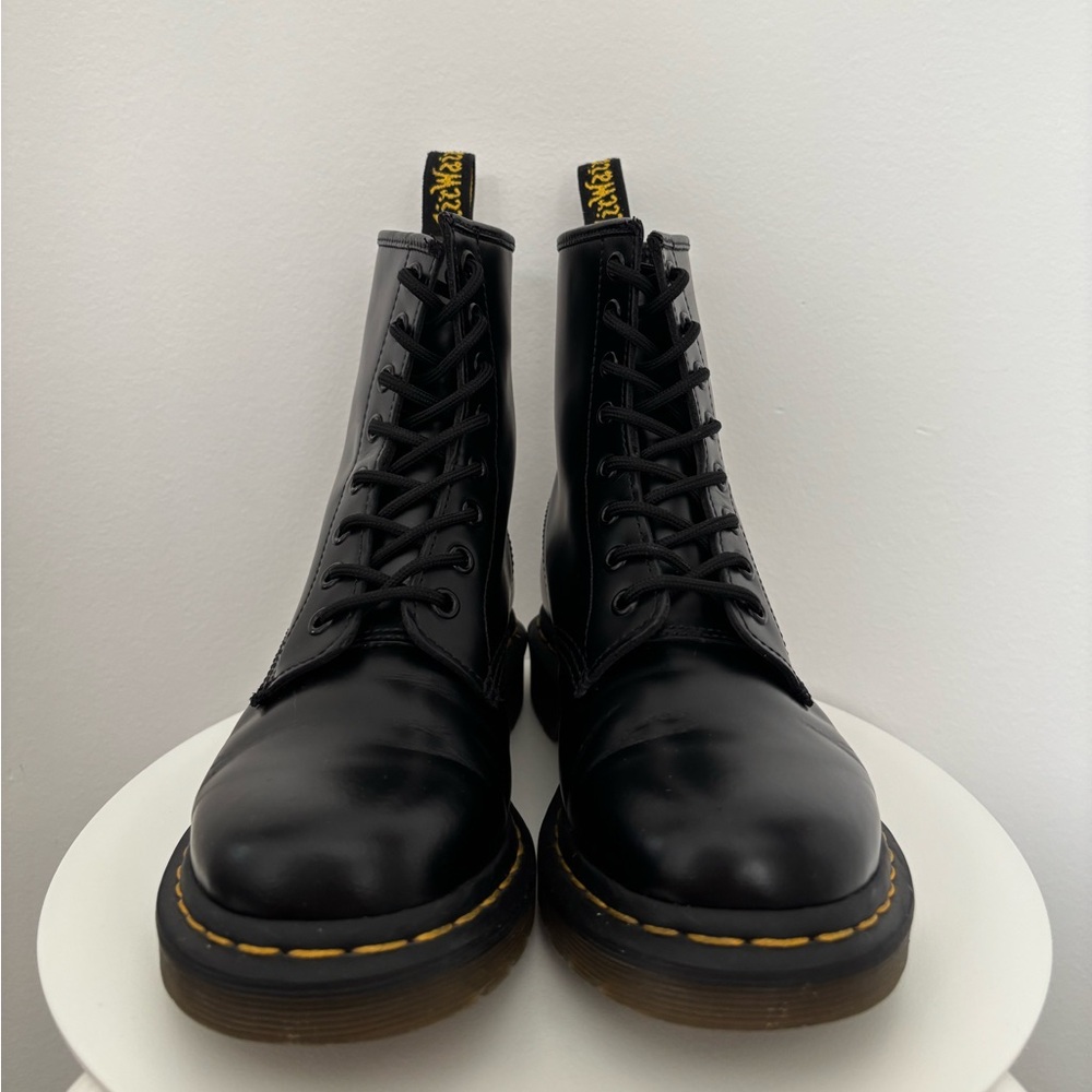Dr. Martens 1460 narrow smooth leather lace up boots - Picture 2 of 10
